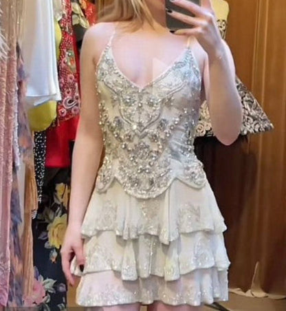 Vintage A Line Spaghetti Straps Chiffon Formal 8Th Grade Homecoming Dresses Summer Middle School Hoco Dress 18Th Birthday Outfits