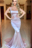 LTP0823,Light pink prom dresses mermaid long evening dress