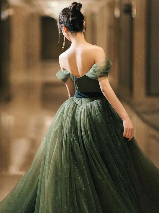 LTP1602,Olivia Green Prom Dresses,Sparkle Sequin Long Evening Prom Dress