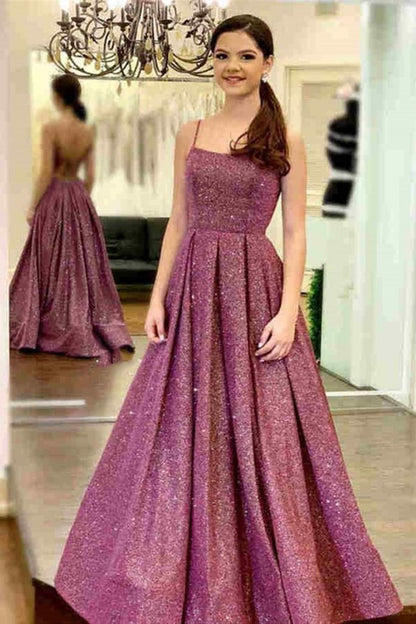 LTP0960,Stylish Backless Purple Sequins Long Prom Dress Purple Long Formal Evening Dresses