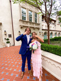 LTP1234,Halter Light Pink Evening Prom Dresses,Layers Tulle Formal Party Dress