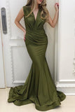 LTP0900,Mermaid Deep V Neck Jersey Long Prom Dress Fuchsia Formal Evening Gown