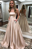 LTP0425,Strapless prom dresses a line long prom dress evening dresses satin long dress