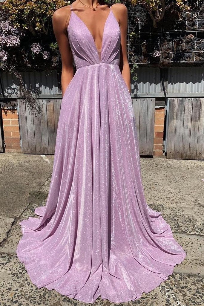 LTP0024,Purple halter sheath prom dress,v-neck sleeveless evening gown