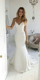 LTP1123,Cheap mermaid white bridal dresses,spaghetti straps wedding gown