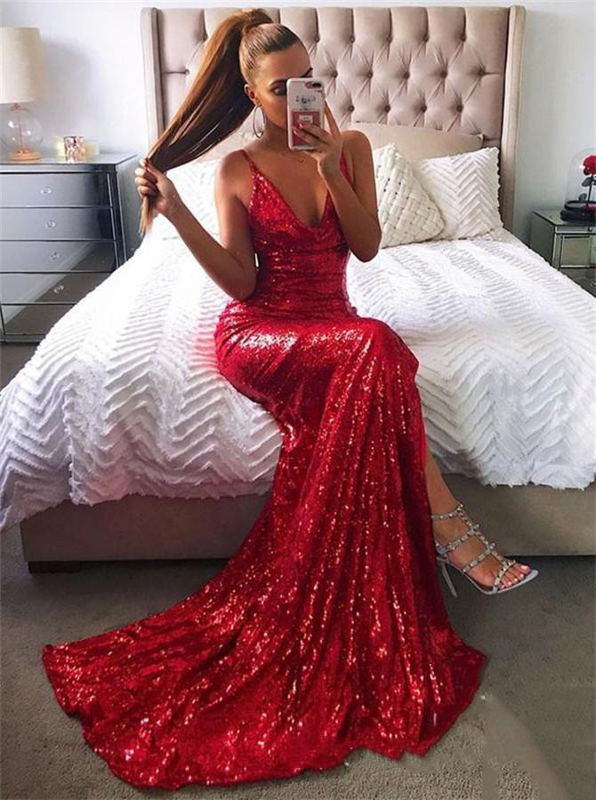 LTP0130,Sexy Shinning Prom Dress Evening Dress Special Occasion Dress Formal Dress Graduation School Party Gown