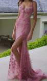 LTP1235,High Quality A-line Pink Long Prom Dresses Party Evening Gowns