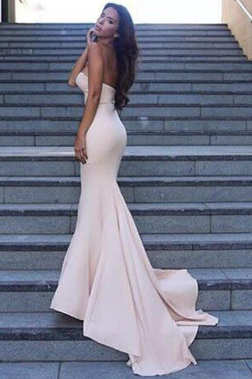 LTP0887,Mermaid Ivory Long Prom Dress Sweetheart Evening Dresses