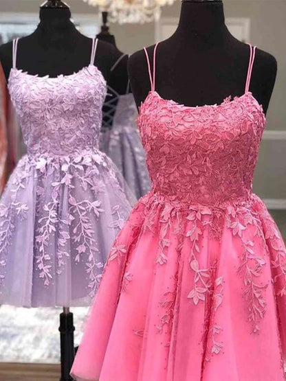 LTP1066,Cheap lace homecoming dresses applique tulle mini prom dress,back to school dress