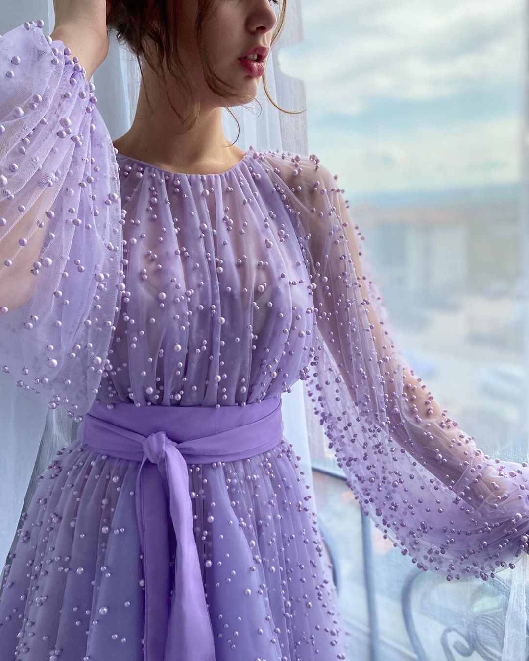 LTP0600,2022 popular long prom dress pearl beaded evening party dress Laylatailor Shop LTP0600,2022 popular long prom dress pearl beaded evening party dress Laylatailor Shop