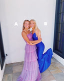 LTP1202,Royal Blue Prom Dresses,Spaghetti Straps Evening Dresses,Mermaid Prom Dress,Style B