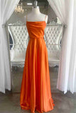 LTP1265, Cowl Neck Green Satin A-Line Formal Dress with Slit