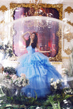 LTP0670,Princess tulle sweet 16 dress princess ball gown long prom evening dresses