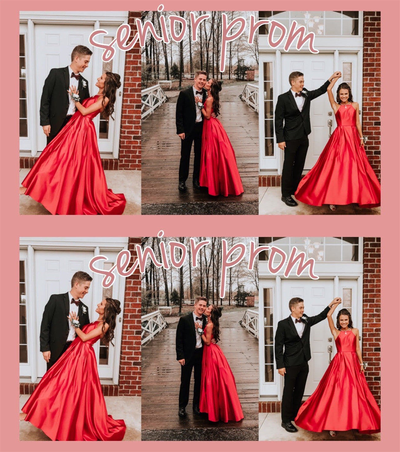 LTP0836,Red prom dress halter beaded prom dresses a-line satin evening dress long formal gown