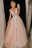 LTP0011,Charming Prom Dress,Tulle White Applique Evening Dresses