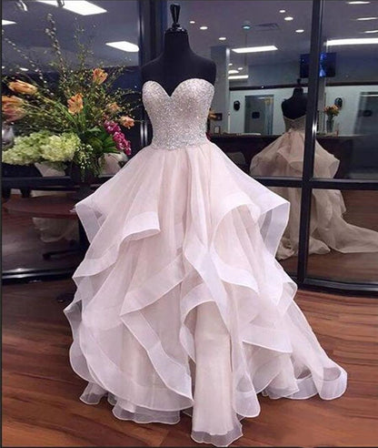 Sparkly Beaded Prom Dress - Strapless Long Gown | Laylatailor Laylatailor Shop Sparkly Beaded Prom Dress - Strapless Long Gown | Laylatailor Laylatailor Shop